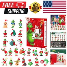 Christmas Advent Calendar 2025, 24 Day Countdown Calendar with 24 Pcs Doll Co...