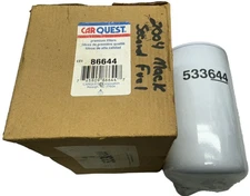 Wix Premium Diesel Fuel Filter 533644, Carquest 86644 **Free Shipping**