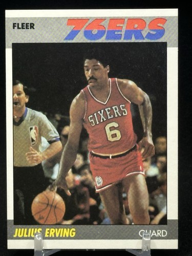 1987-88 Fleer Julius Erving #35 HOF Philadelphia 76ers