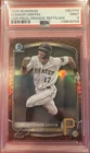 2025 Bowman Chrome Prospects Konnor Griffin BCP86 Orange Reptilian Refractor /25