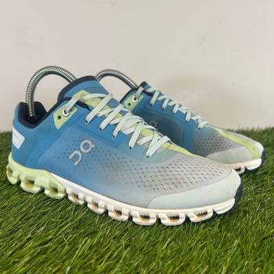 On Trainers Größe 4 Damen blau weiß Cloudflow Sport Walking Laufschuhe