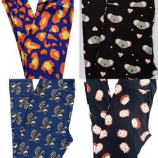 4pk TC Lularoe Leggings Cute Animal Prints "Lot of 4