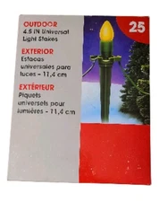 Lites Up Outdoor 4.5 IN Universal Light Stakes (25)