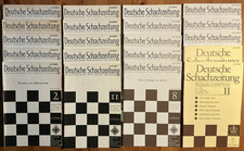 Konvolut DEUTSCHE SCHACHZEITUNG - 20 AUSGABEN aus 1968 - 1988