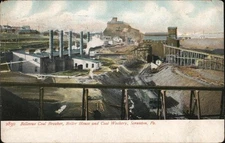 Scranton,PA Bellevue Coal Breaker,Boiler House and Coal Washery 1908 Postcard