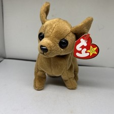 Ty Beanie Baby - TINY the Chihuahua Dog 5" Plush Stuffed Animal Toy PE