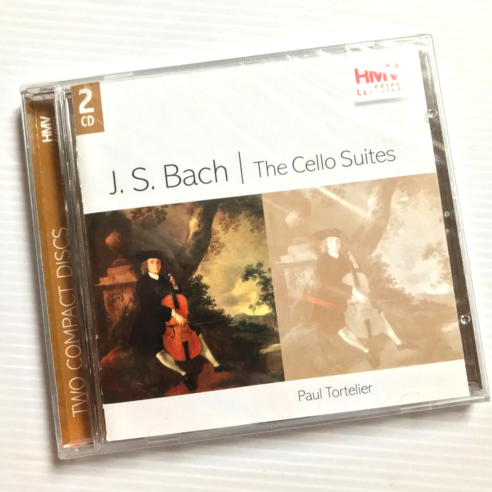 JS Bach The Cello Suites - Paul Tortelier HMV CD NEW SEALED