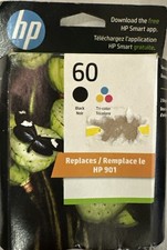 HP 60 N9H63FN 140 Original Ink Cartridge - Black and Tri-Color Damaged Box Deal