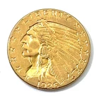 1926 $2.50 Gold Indian Head Quarter Eagle AU Condition