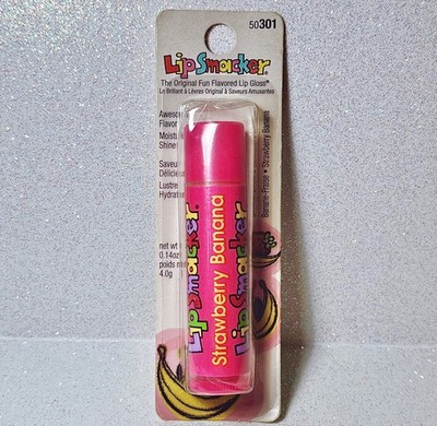 Bonne Bell Lip Smacker Strawberry Banana Sealed BFF  Vintage *Package Has Wear*
