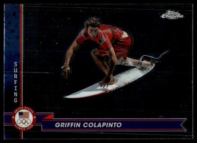 2024 Topps Chrome U.S. Olympics & Paralympic Hopefuls #189 Griffin Colapinto