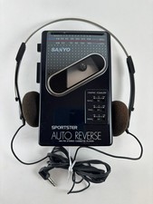 Sanyo Sportster Walkman MGR-87 AM/FM STEREO CASSETTE For Parts/repair