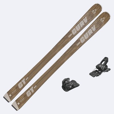 2026 Fischer The Curv GT 85 Redefine Skis W/ Attack 11 LYT Bindings - P09724
