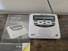 Midland WR120 Weather Radio With Instruction Booklet And Power Cord WORKING