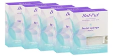 Buf-Puf Regular Facial Sponge – Face Scrubber for Combination Skin – 1 Each