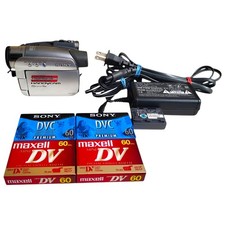 Sony Handycam DCR-HC26E Mini DV Camcorder w/ Battery Charger Tapes READ