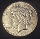 1928 Peace Dollar Philadelphia KEY DATE! Nice shape with cool reverse tone!