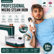 Professional Micro Steam Iron Portable Handheld Mini Iron Garment Steamer Travel