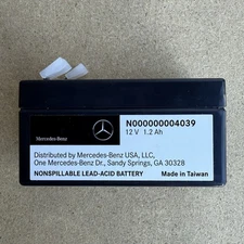 2015-2023 OEM Mercedes-Benz N000000004039 12V 1.2Ah Auxiliary Aux Battery