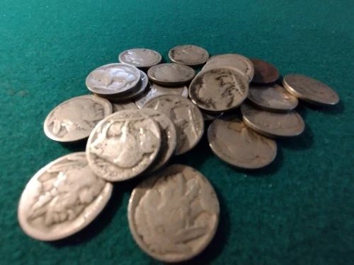 Lot of 26 Buffalo Nickels Culls In Circulated Condition 1913-38 See Pictures