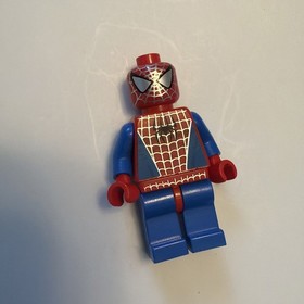 LEGO Spider-Man 1 Tobey Maguire Minifigure spd001 Silver Webbing From 4851 4852
