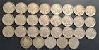 Buffalo Nickels (24), Liberty "V" Nickels (5), Lot Of  29, Readable/Full Dates