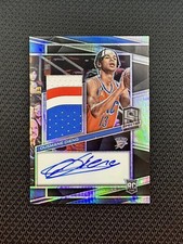 2022-23 Panini Spectra - Ousmane Dieng Hyper Prizm Rookie Patch Auto RPA SP