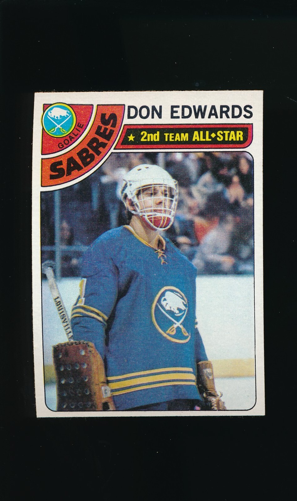 1978-79 Topps #150 Don Edwards AS2 * Goalie * Buffalo Sabres * EX-MT/NM *