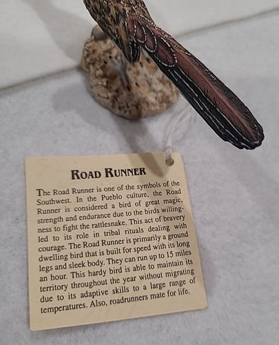 American Legacy Southwest Wildlife Collection Road Runner Figurine - Picture 9 of 15