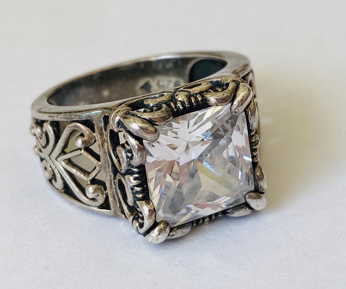 SILPADA RETIRED Sterling Silver 925 Uptown Cubic Zirconia SILPADA RETIRED Sterling Silver 925 Uptown Cubic Zirconia