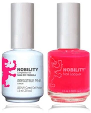 Lechat Nobility Gel Polish & Nail Lacquer - Irresistible Pink 0.5 oz - #NBCS100