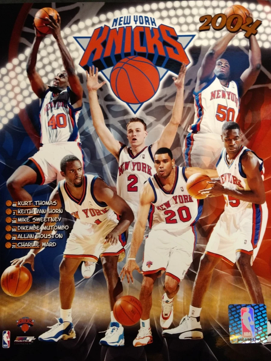 2004 NEW YORK KNICKS TEAM COMPOSITE 8X10 PHOTO