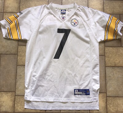 Pittsburgh Steelers Ben Roethlisberger #7 Jersey Size Youth XL White