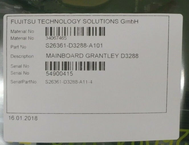 New Fujitsu CELSIUS C740 Rack Mount Workstation System Board S26361-D3288-A101 - Image 3 of 4