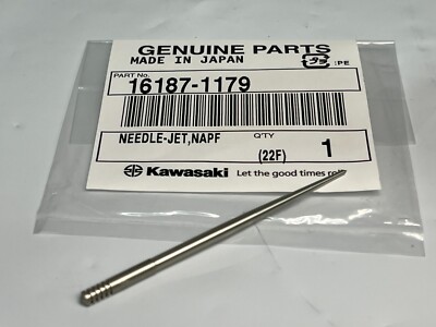 Kawasaki Genuine OEM NEEDLE-JET,NAPF New 16187-1179 KX 100 Team
