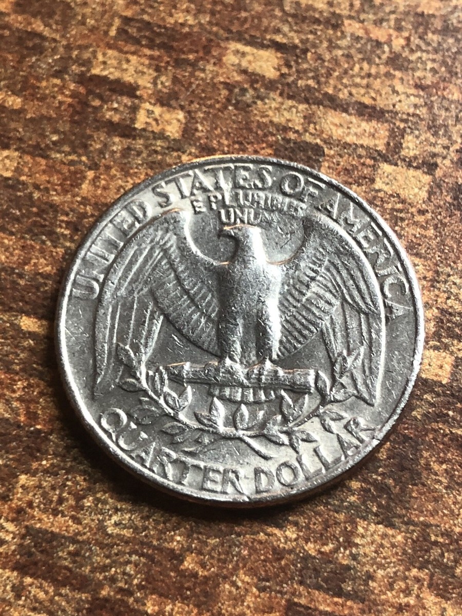 1983 P WASHINGTON QUARTER ERROR FILLED IN MINT MARK MISSING “I