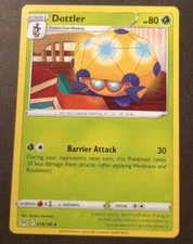 Pokemon Lost Origin Dottler Uncommon Card 019/196 NM