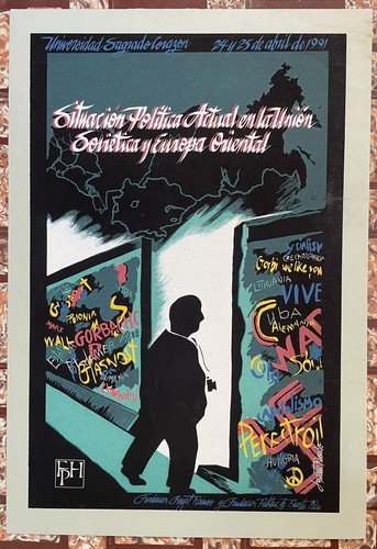 Lyzette Rosado Cartel Situacion Politica Actual Union Sovietica Puerto Rico 1991 - 第 1/3 張圖片