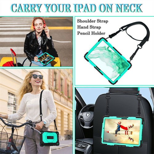 Heavy Duty Shockproof Case Cover For Samsung Galaxy Tab S7 FE S8 Plus 11" 12.4" - Picture 67 of 68