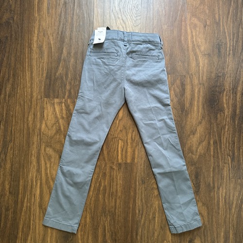 Abercrombie Kids Boys Blue Slim Chino Cotton Pants Size 7/8 - Picture 7 of 7