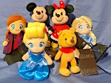 nuiMOs ELSA ANNA CINDERELLA MINNIE MICKEY POOH Dolls You Choose Disney Store