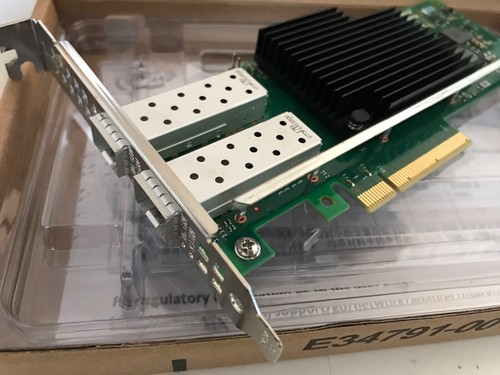 DELL 0Y5M7N 05N7Y5 X710-DA2 Intel X710DA2BLK 10GbE Dual Port Server Adapter - Picture 2 of 5