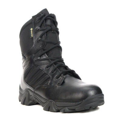 Bates Men's GX-8 Gore-Tex Waterproof Black Leather Tactical Boots