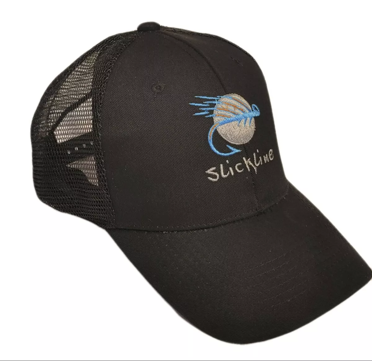 SLICKLINE FISHING Logo Snapback Trucker Hat Ball Cap Baseball Hat - FREE  SHIP 