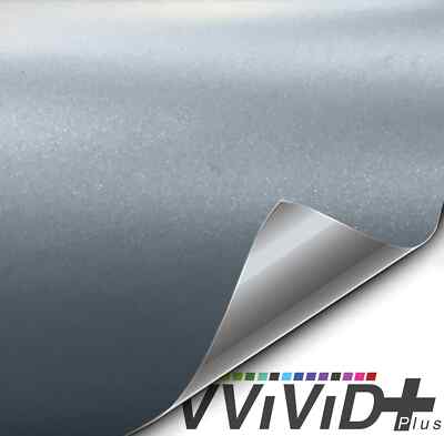 VViViD MATT METALLIC IRIDIUMSILBER AUTOMOBILFOLIE / LIEFERUNG AM NÄCHSTEN TAG