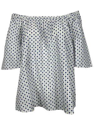 PERSONA by Marina Rinaldi Linie N.O.W Damen Bluse gemustert 21.7112102 BIG