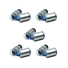 60X Jewelers Loupe Magnifier Magnifyin Glass LED & Fluorescence Lights - 5 PCS