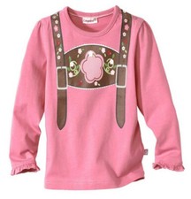 LIEGELIND Baby Mädchen Trachten Langarmshirt rosa GR.92 NEUWARE