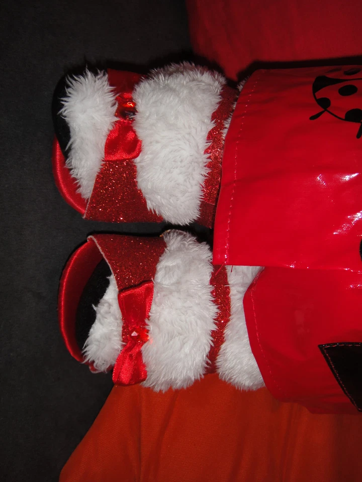 Build-A-Bear Workshop Bär Teddy TeddyBär mit Kleidung !! Hund Dog Ladybug Schuhe - Bild 4 von 4