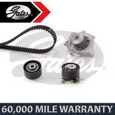 FOR PEUGEOT 307 CC 2.0 DIESEL (2005-) GATES TIMING CAM BELT WATER PUMP KIT